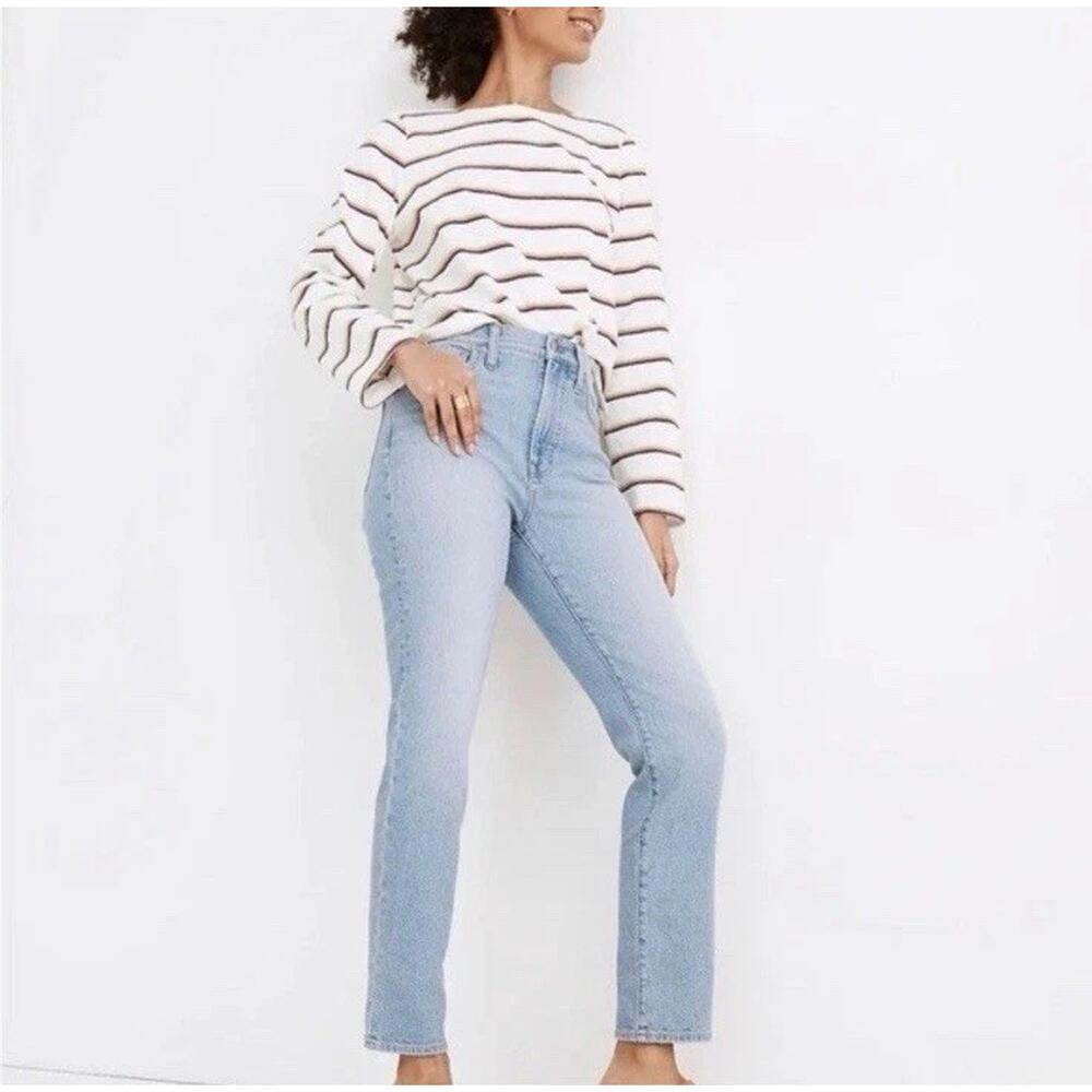 Madewell The Perfect Vintage Straight Jean Blue High Rise Size 31